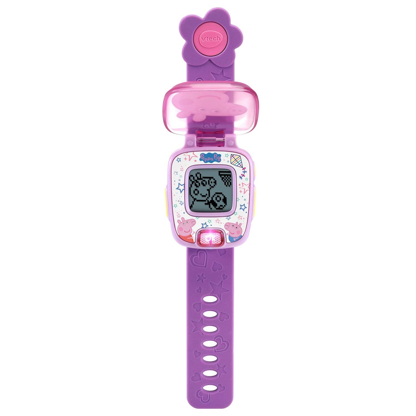 VTech Peppa Pig Learning Watch - Purple, Plastic, Model 80-526000