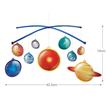 4M Glow-In-The-Dark Solar System Mobile Making Kit, Multi