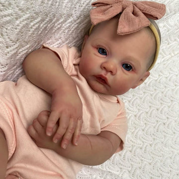 Didolls Lifelike Reborn Baby Dolls - 18 Inch Realistic Newborn Baby Dolls Girl Real Life Cute Reborn Dolls With Feeding Kit Gift
