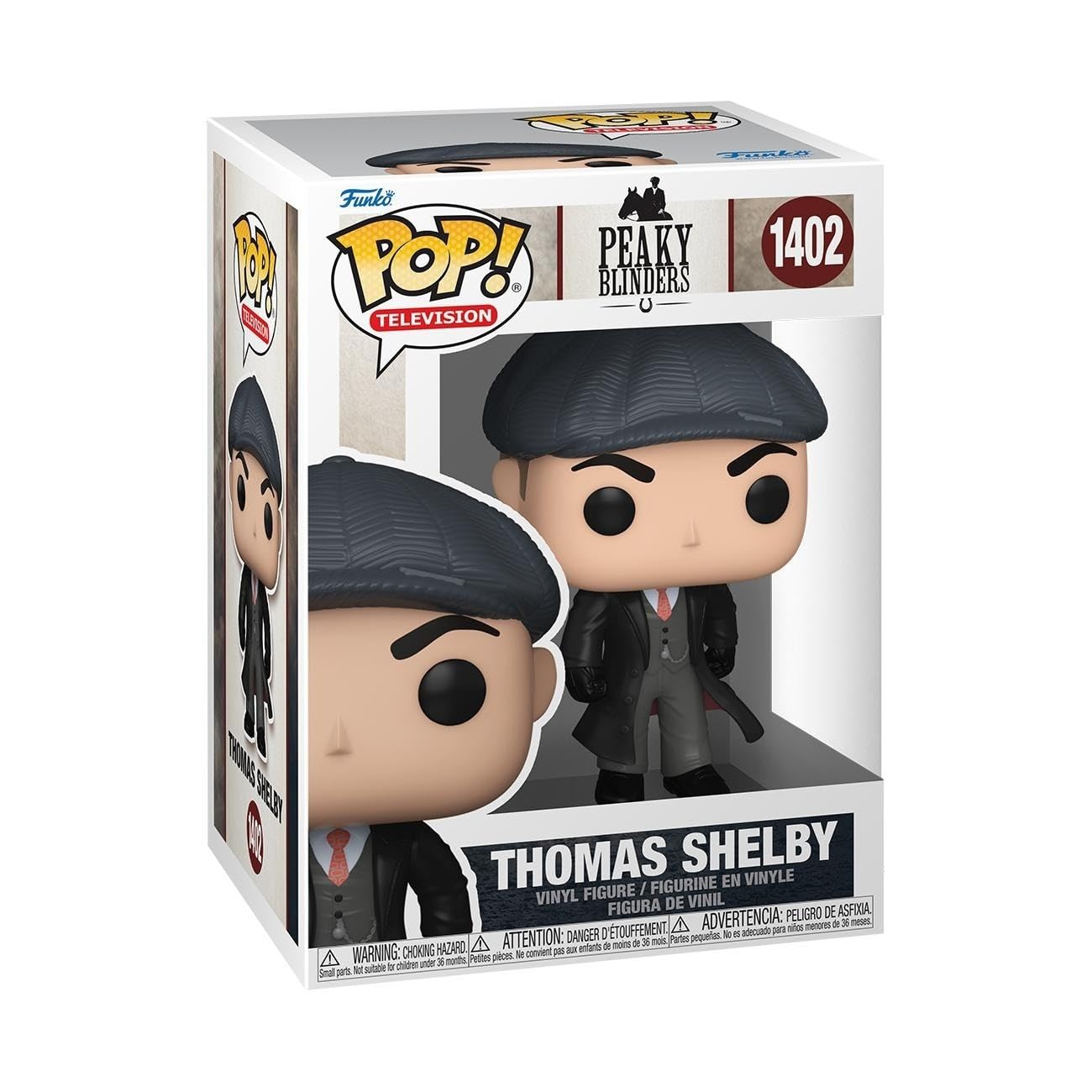 Funko POP! Peaky Blinders Thomas Shelby Vinyl Figure - Rare Chase Variant - Multicolor - Model 72185 - Collectible Merchandise for Fans