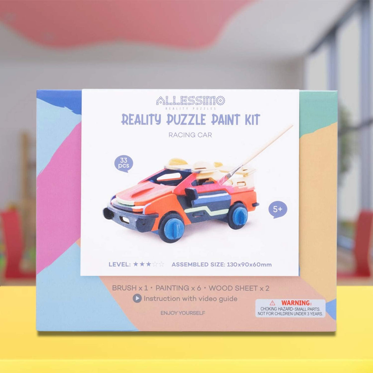 3D DIY Race Car Puzzle