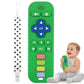 Fu Store 1 Pack Green Silicone Teething Toys For Infant Toddler Remote Control Shape Teethers For Babies Chew Toys, Relief Sooth