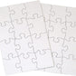 Inovart 12-Piece White Blank Puzzle (2701)