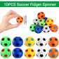 Yujun 112 Pcs Soccer Party Favors Set - Fidget Spinners, Slap Bracelets, Whistles, Tattoos, Stickers, Keychains For Kids' Soccer-Themed Birthday Party