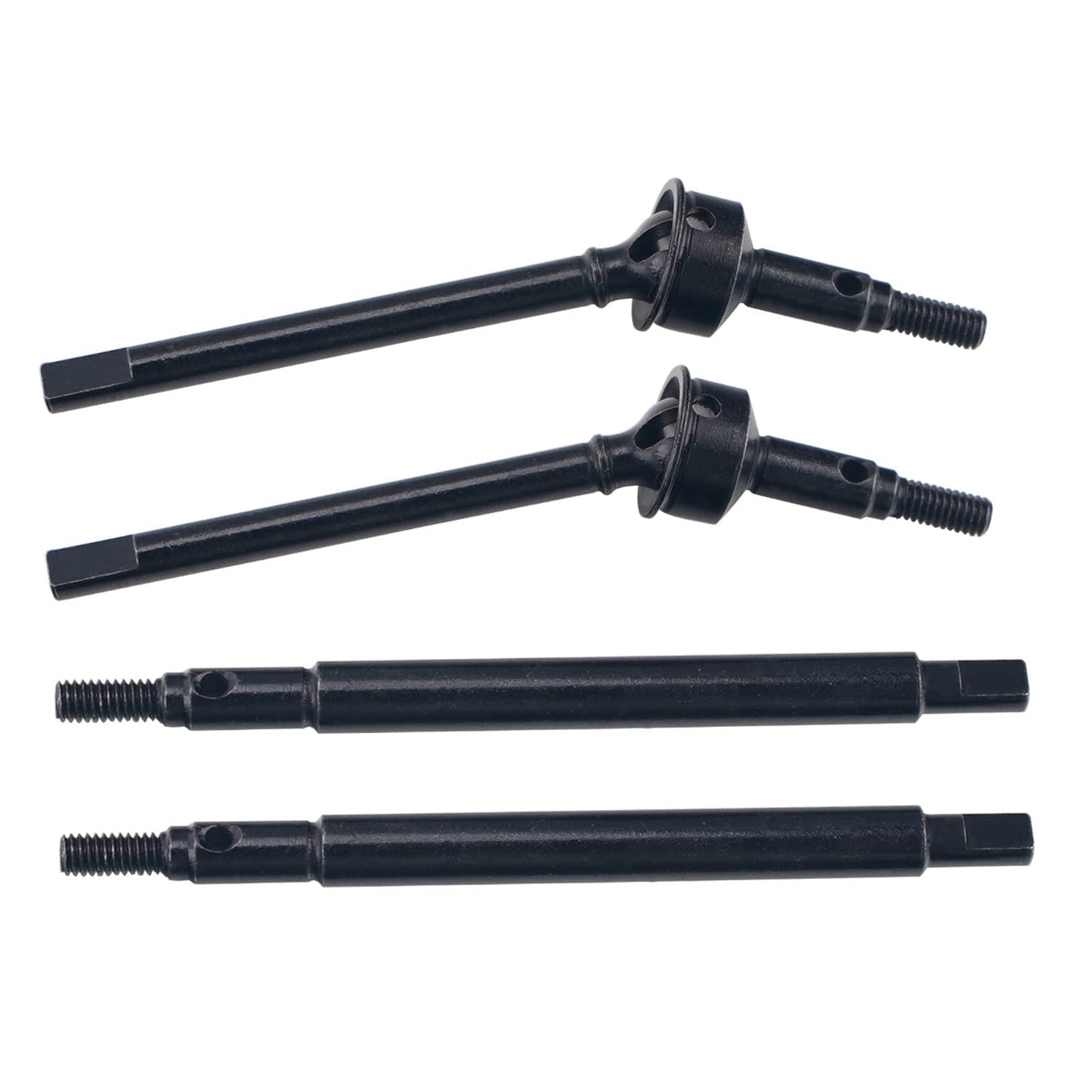 DJX #45 Hard Steel Front & Rear Axle CVD Drive Shafts for 1/18 RC Crawler Car Traxxas TRX4M TRX4-M Upgrade Parts