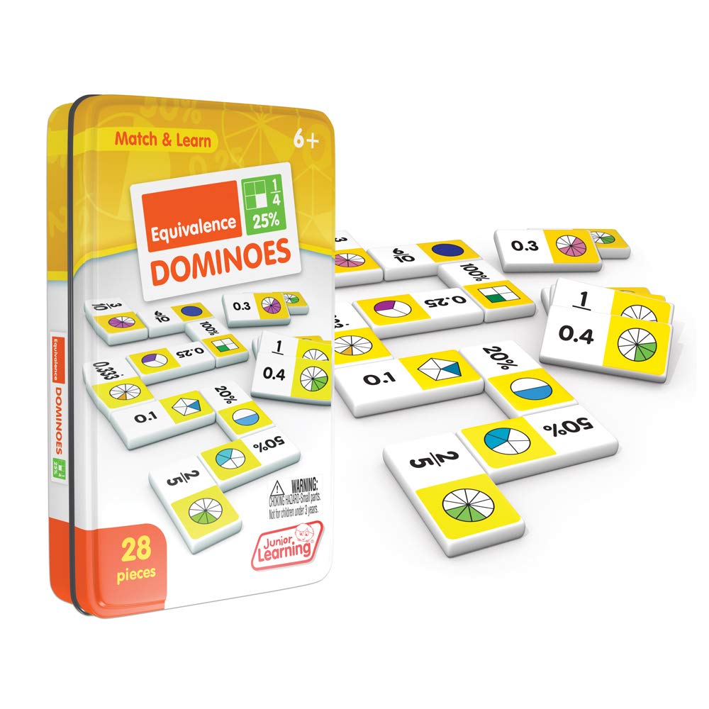 Junior Learning Jl487 Equivalence Dominoes, Multi