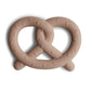 Mushie Silicone Baby Teether Toy | Pretzel