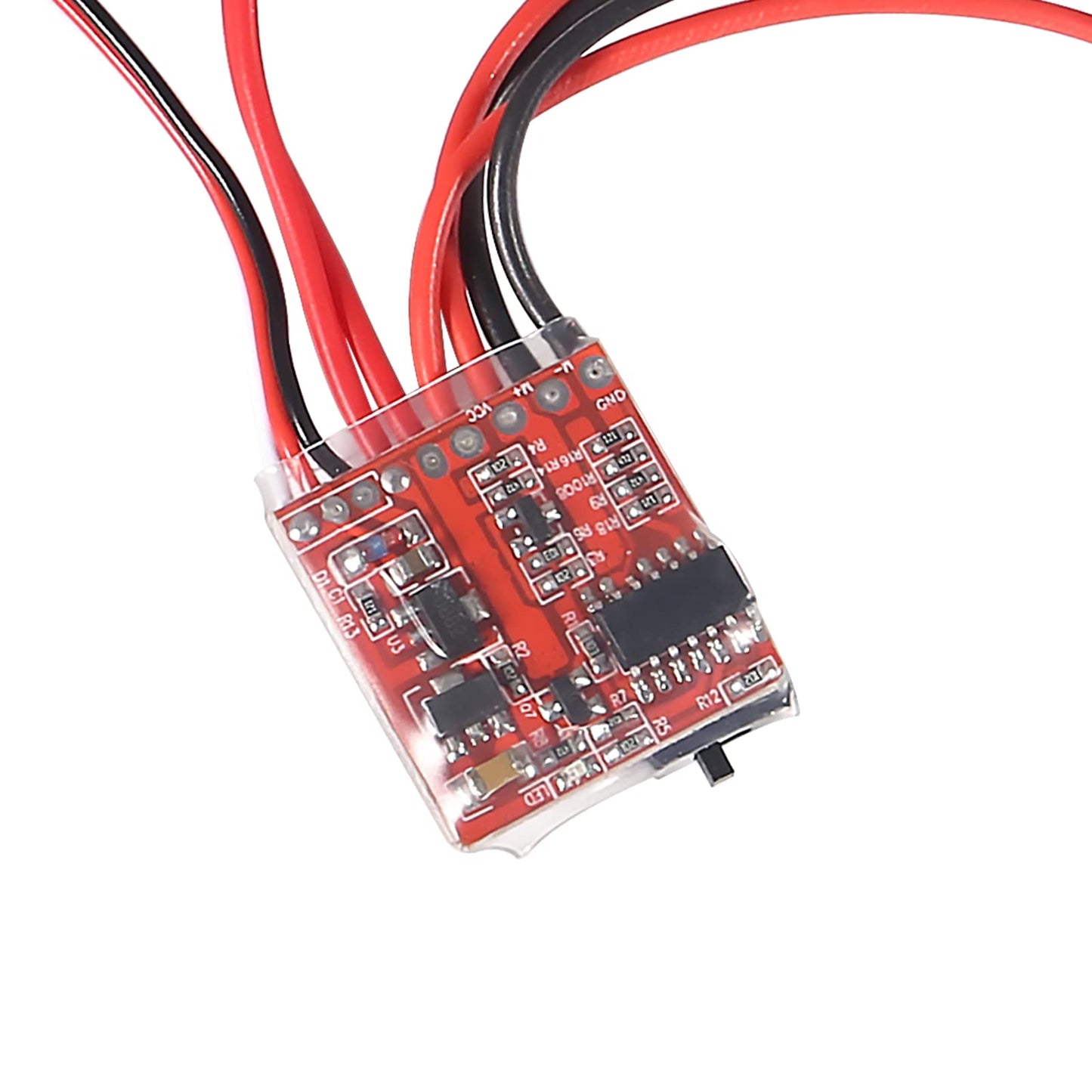 1PCS Mini RC 20A Brushed ESC Motor Speed RC ESC 2KHz Forward Reverse Brush Brake RC 2S for Controller Boat RC Car Tank