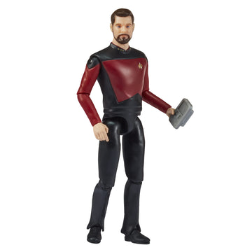Star Trek Playmates Toys Universe: 5' Commander William Riker “Next Generation Action Figure With Accessories, Multi