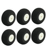 uxcell 6pcs RC Model Airplane Super Light Sponge Tire Tail Wheel 25mm 1''