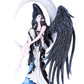 Pacific Giftware Moon Stargazer Black Wing Fairy Hand Painted Resin Figurine
