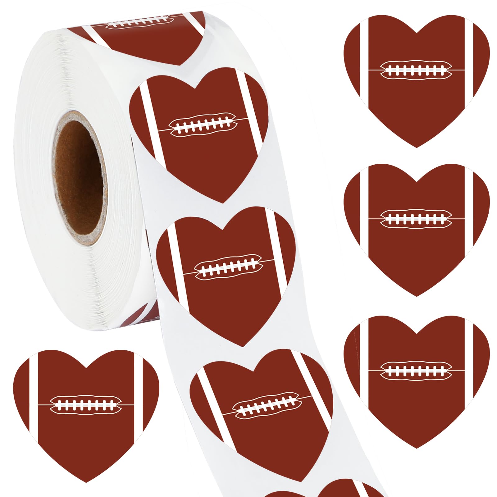 FEBSNOW Sports Stickers for Kids, 600pc Self-Adhesive Valentines & Football Stickers for Sports Events & Decorations