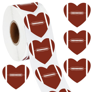 FEBSNOW Sports Stickers for Kids, 600pc Self-Adhesive Valentines & Football Stickers for Sports Events & Decorations