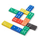 hand2mind Wooden Dominoes Set, 28 Double Six Blocks, Montessori Math Manipulatives, Classroom Learning Games, Assorted Colors (6 Sets)