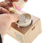 Az Trading And Import Dog Piggy Bank (White Brown)