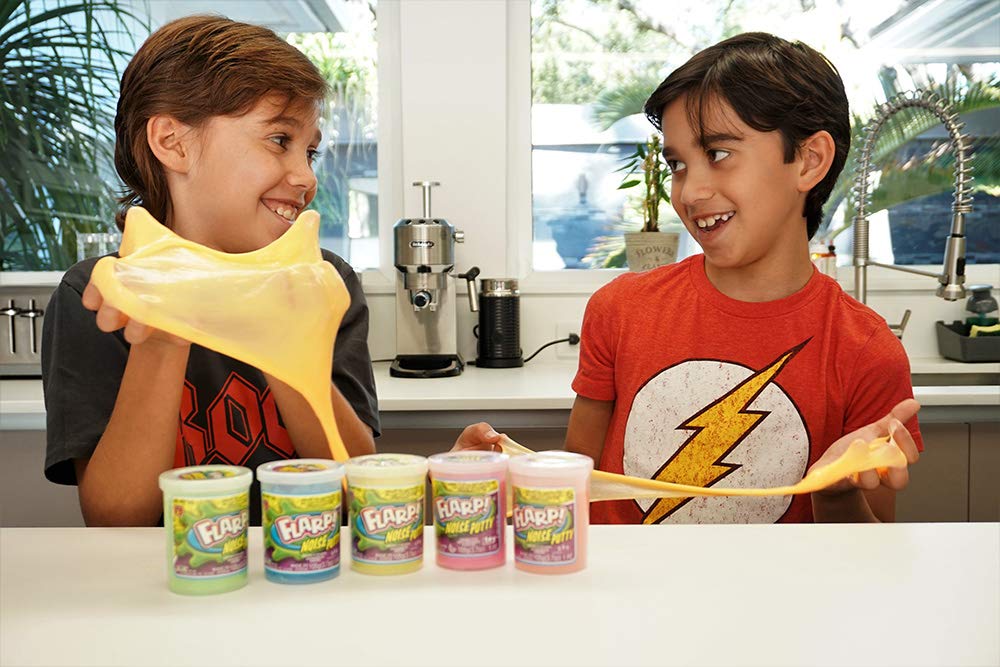Ja-Ru Scented Flarp Noise Putty For Kids (24 Units Assorted) Fart Noise Maker. Hand Therapy Putty. Stress Relief Toy. Slime Party Favors & Goody Bag Stuffers. 10041-24P