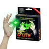 D'lite Magic Thumb Lightup Trick Set / 2 Original Amazing Ultra Bright Light Magic Fingers - Closeup & Stage Magic Tricks - Easy Illusion Anyone Can Do It - Magic Trick for mature-themeds (Junior Green)