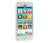 Cooplay White Smart Phone Toy Music Lullaby YPhone Song Touch Screen USB Recharable Cell Phone Learning English Mobile for Toddl
