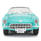 1957 Chevrolet Corvette Convertible Turquoise 1/24 Diecast Model Car by Maisto