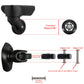 Ownmy 75 X 24Mm Luggage Suitcase Replacement Wheels, Rubber Swivel Caster Wheels Bearings Repair Kits, Set Of 2