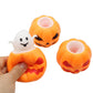 3 PCS Spooky Pumpkin Squeeze Toys - Halloween Fidget Toy for Stress Relief - Cute and Portable Squeeze Toy for Kids and mature-themeds