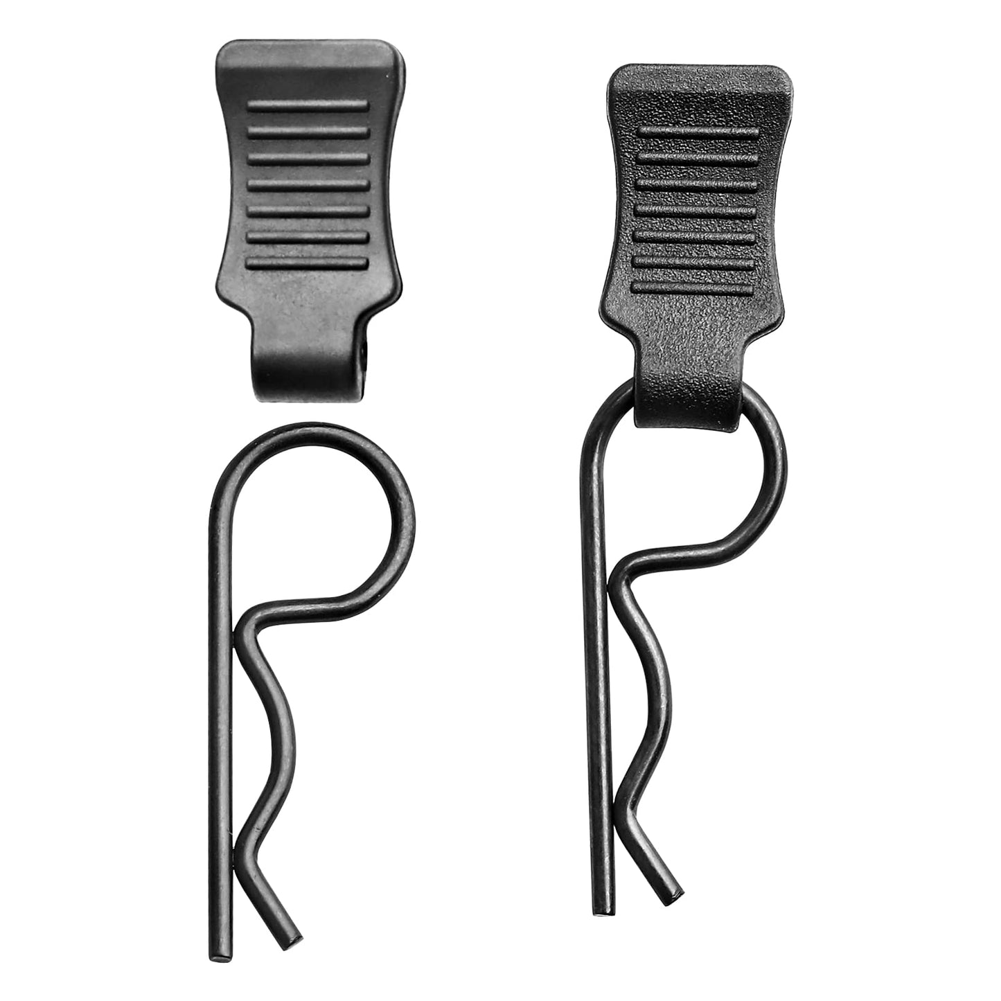 50 Pieces HobbyPark Universal RC Body Clips with Pull Tabs Car Clips R Clips for All 1/10 1/12 Scale Redcat HPI Himoto HSP Excee