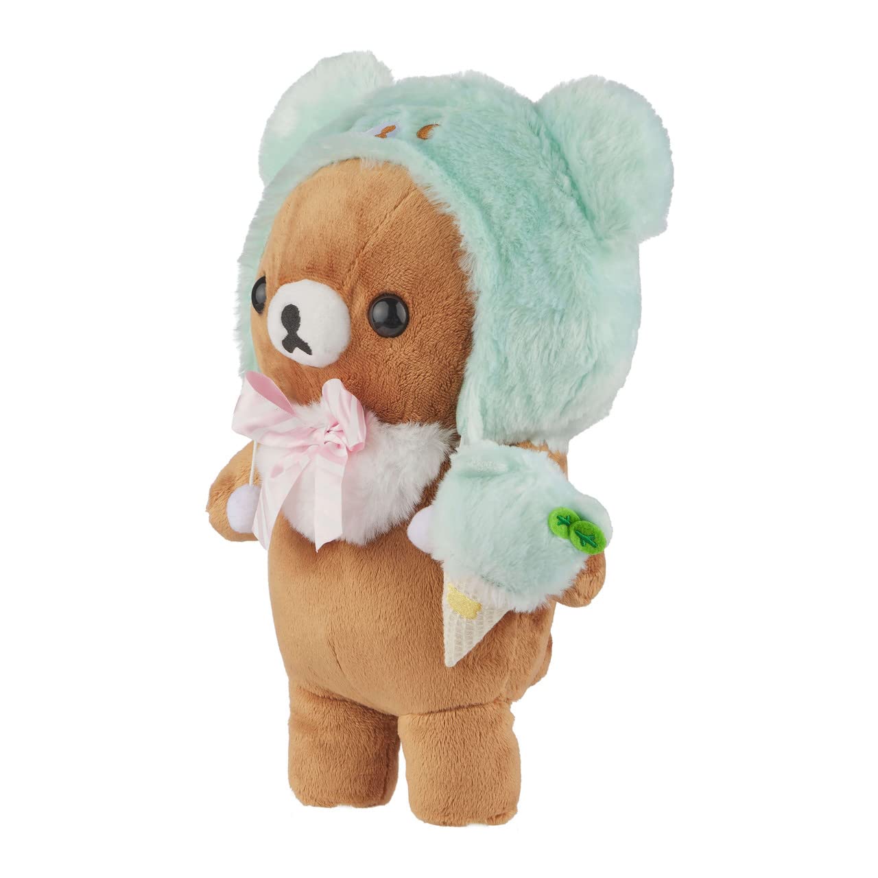 Rilakkuma Chairoikoguma San-X Original Ice Cream Series Plush - Medium - 13.5-Inch Plush
