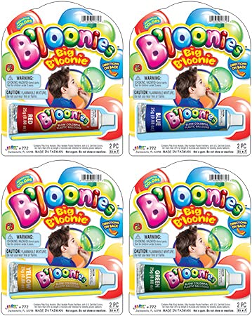 Ja-Ru Large B'Loonies Plastic Balloon Xxl (1 Tube) Great Original Bloonies Bubble Making.772-1