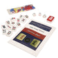 Metro Mah Jongg American Mah Jongg Set - 166 Premium White Tiles, Blue Canvas Bag, 21.5 Inches, Model AW-BLUEMETCANVAS