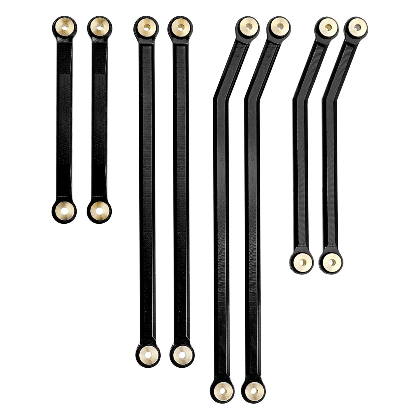 Gohobby High Clearance Front Links Set For Axial Scx24 Gladiator Axi00005, 8Pcs (Blue)