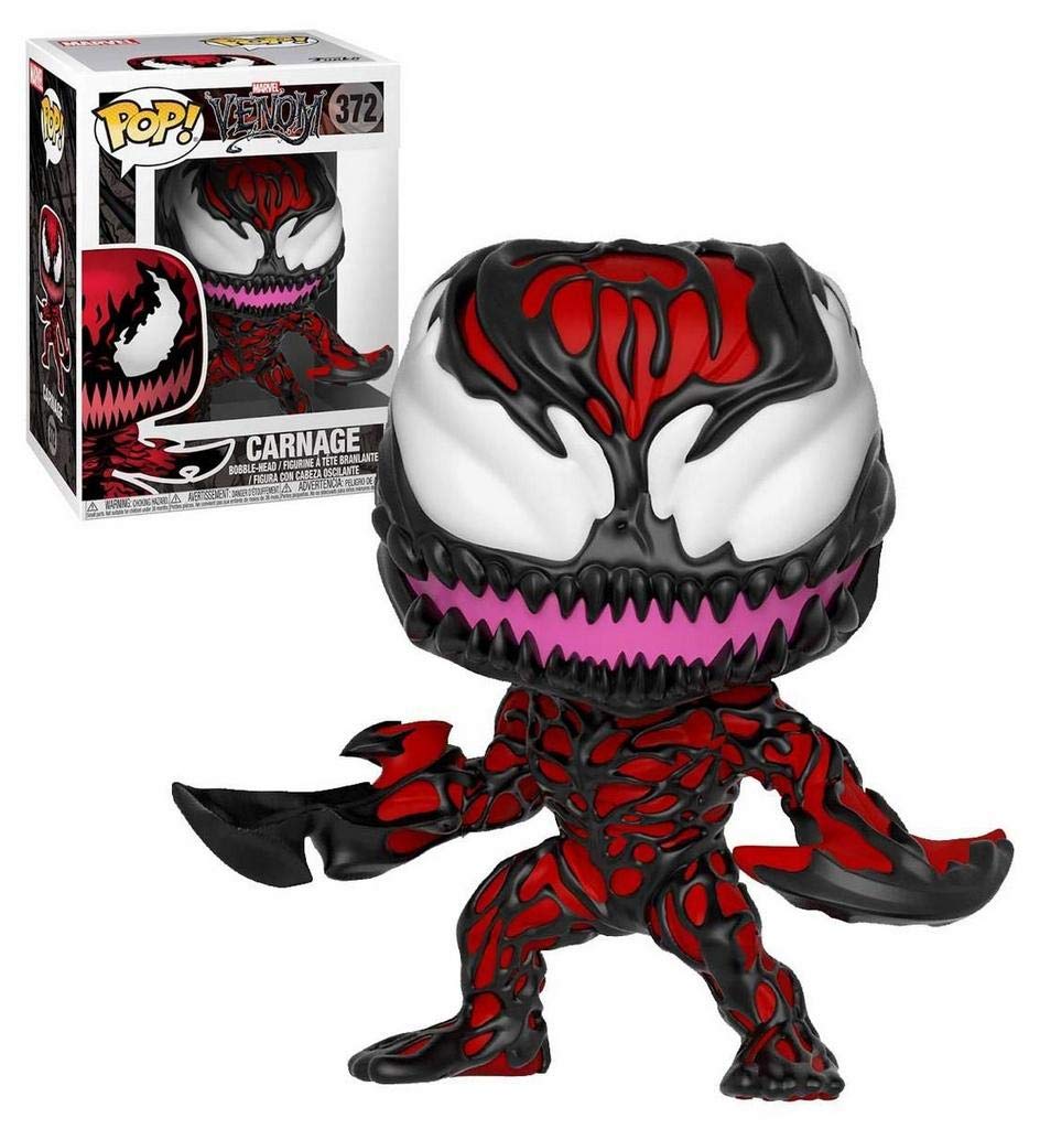 Funko Pop Movies: Venom - Carnage With Axes Collectible Figure, Multicolor