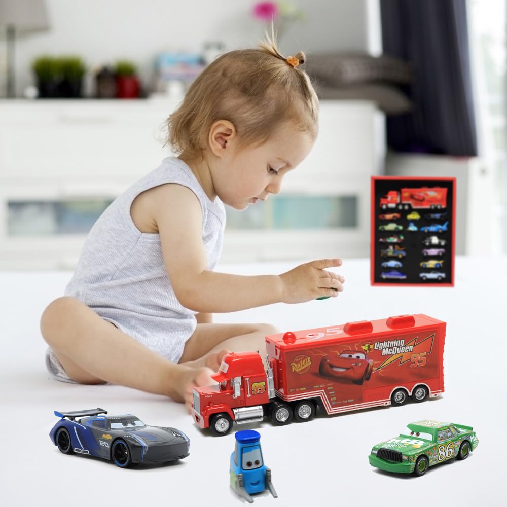 15 Pcs Car 2 3 Toys, Movie Diecast Car, Extremely Ritualistic Gift Sets For Children, Birthday Gifts For Children Over 3 Years O