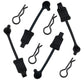 4Pack Rubber Body Clip Retainer Pull Tabs#AR390165 Compatible with Arrma 3S 4S Mega550 Vorteks Senton Granite Big Rock Typhon Ou