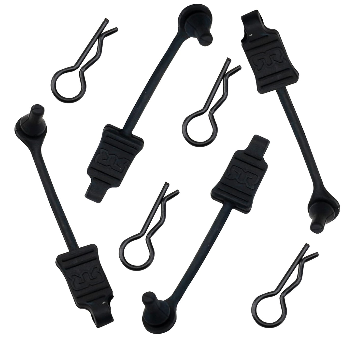 4Pack Rubber Body Clip Retainer Pull Tabs#AR390165 Compatible with Arrma 3S 4S Mega550 Vorteks Senton Granite Big Rock Typhon Ou
