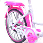 Ailejia Finger Racing Bicycle Mountain Bike Cake Topper Mini Dirt Bike Bicycle Model Cool Boy Toy (Pink)