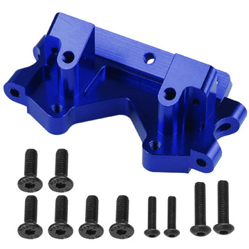 Hobbypark Aluminum Front Bulkhead Upgrade Parts for 1/10 Traxxas Slash 2WD Rustler Stampede Bandit Replace 2530 2530A, Navy Blue