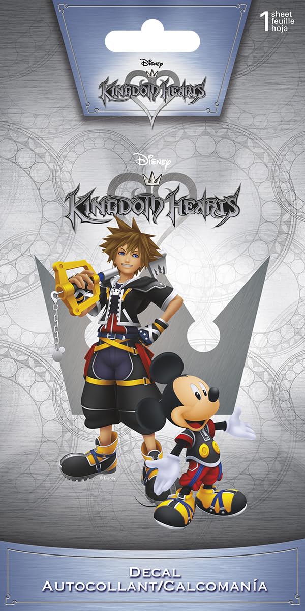 Trends International Kingdom Hearts  4 Color Decal  4 X 8