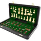House Of Chess - 12 Inches Wooden Magnetic Folding Travel Chess Set/Board - 2 Extra Knights, 2 Extra Pawns, 2 Extra Queens & Algebraic Notation - Handmade - Premium Quality