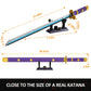 SATHIBI Yamato Sword Building Set, 38" Plastic Model Kit with Scabbard, 936PCS, Creative Anime Gifts for Ages 8+