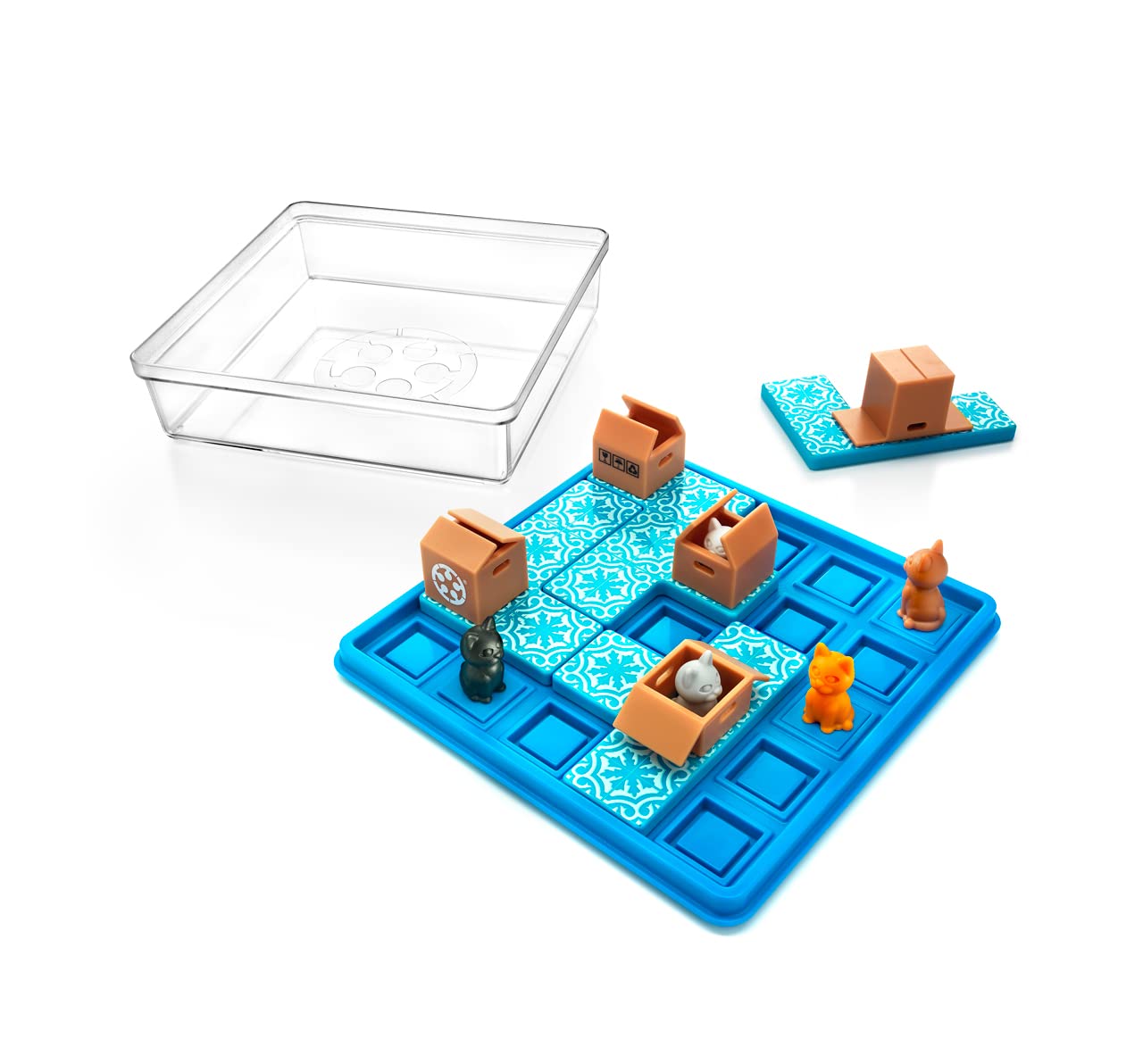 Smartgames Sg450 Cats & Boxes, Puzzle Game With 60 Challenges, 7+ Years