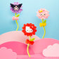 Hello Kitty And Friends 14-Inch My Melody Pink Plush Valentine Flower With A Bendable Stem - Giftable Packaging - Officially Lic