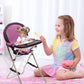 Mommy & Me 3 In 1 Baby Doll Accessories Mega Deluxe Playset With Doll High Chair, Doll Bouncer, And Doll Pack N Play Doll Crib, Fits 18 Inch American Girl Doll, Purple