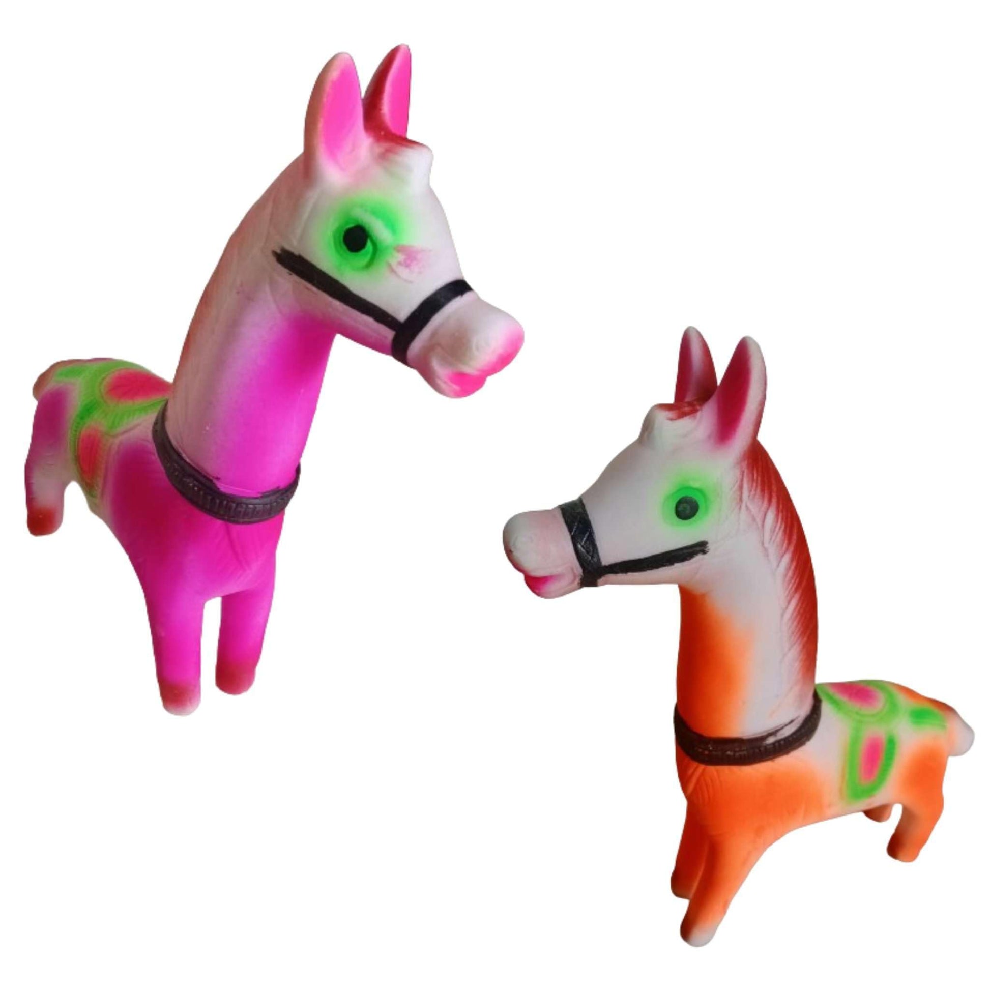 ZOKCY (Pack of 2 Pcs) Chu Chu Horse Toy for New Born Baby Kids/Hourse Toy for New Born Baby/Toy for New Born Baby Kids/Squeeze C