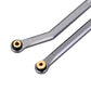 Injora High Clearance Chassis Links Set For Scx24 C10 Jlu Bronco Base Camp 4Runner Axial 1/24 Rc Crawler Car(Grey)