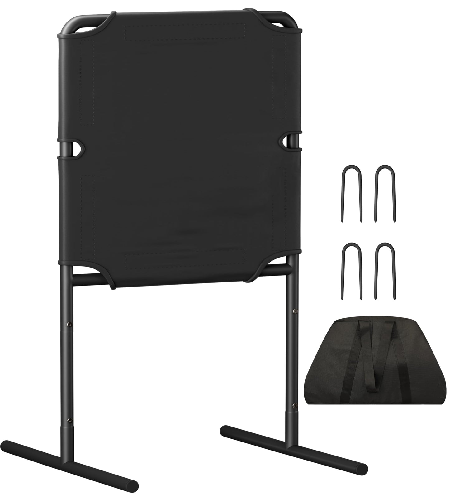 Tigerden Baseball Strike Zone Target for Plastic Balls  Portable Pitching Target Stand with Base  Stable Metal Frame & enhanced Fabric  Perfect for Outdoor Pitching & Hitting Training Game  28x30