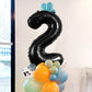 Large Black Number 2 Balloons, 40 Inch Foil Balloons, Giant Number Balloons For Women/Men Birthday Party Anniversary Celebration