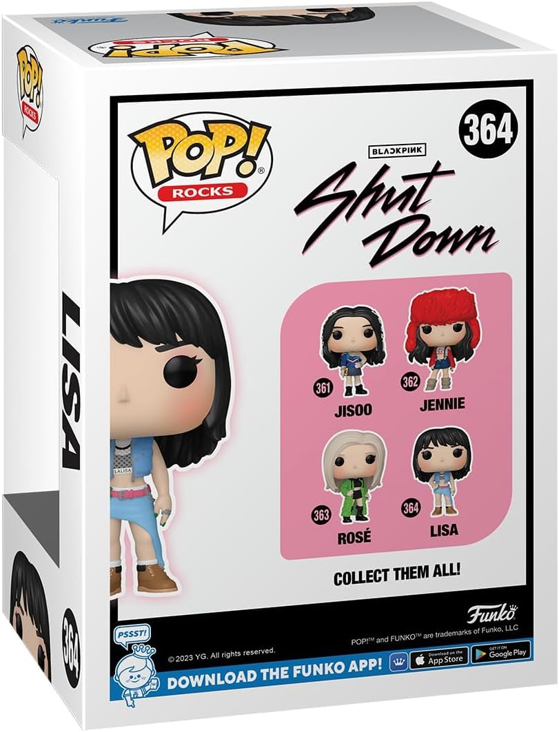 Pop Rocks: Blackpink - Lisa Funko Vinyl Figure (Bundled With Compatible Box Protector Case), Multicolored, 3.75 Inches