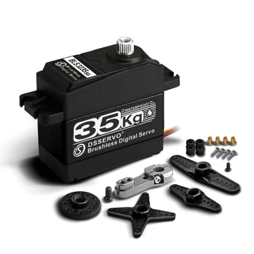 ZOSKAY Rc Servo Brushless Servo Metal Gear High Torque Robot servo Brushless Motor Digital Servo Arduino Servo for 1/8 1/10 1/12