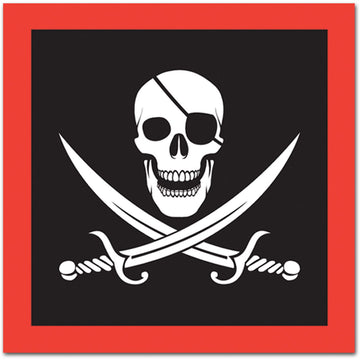 Pirate Lunch Napkins 16ct