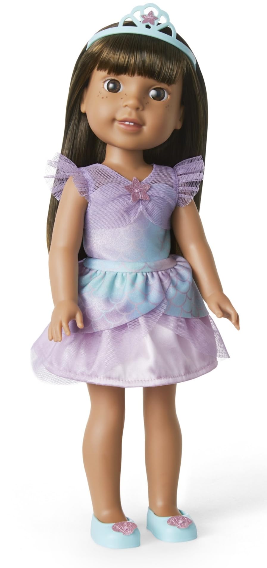 American Girl WellieWishers 14.5" Doll Mermaid Outfit Set, Multicolor, Includes Headband & Ballet Flats, Model HNX34, Ages 4+
